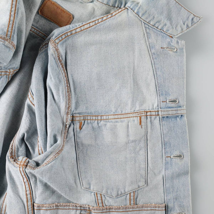 Levi's denim jacket, denim jacket, men's size L unclear Blue type light blue Vintage Second Hand