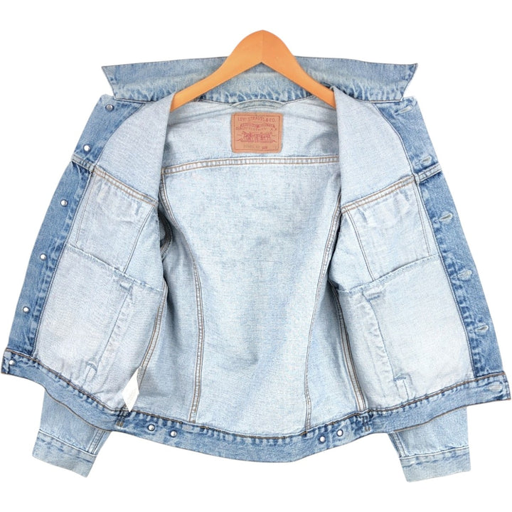 90'S Levi's 70503-02 Euro Model Denim Jacket, G-Jean, Men's Size S, Vintage cotton blue type Vintage Second Hand