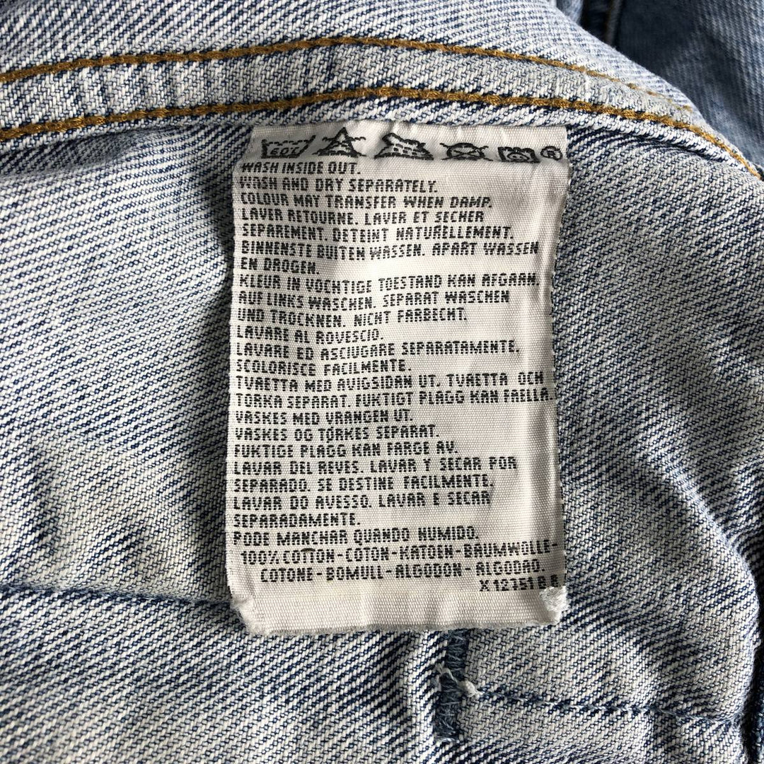 90'S Levi's 70503-02 Euro Model Denim Jacket, G-Jean, Men's Size S, Vintage cotton blue type Vintage Second Hand