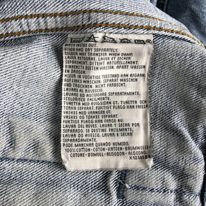 90'S Levi's 70503-02 Euro Model Denim Jacket, G-Jean, Men's Size S, Vintage cotton blue type Vintage Second Hand