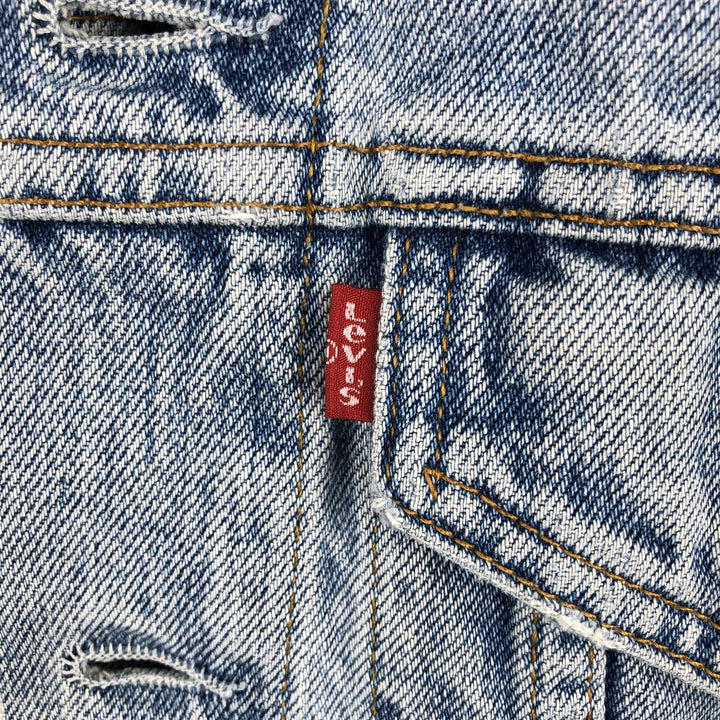 90'S Levi's 70503-02 Euro Model Denim Jacket, G-Jean, Men's Size S, Vintage cotton blue type Vintage Second Hand
