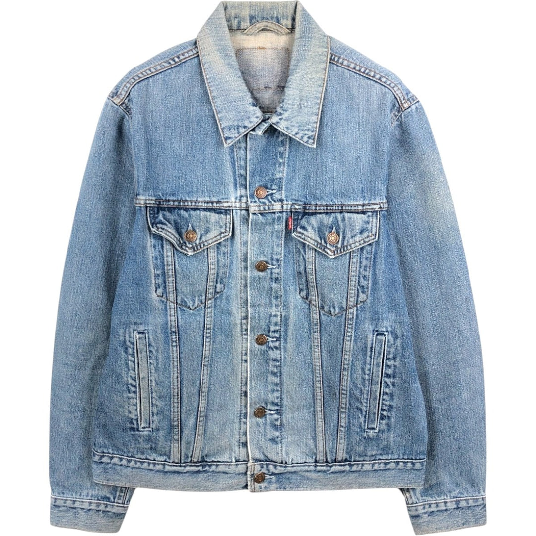 90'S Levi's 70503-04 Denim Jacket, Men's Size Medium, Vintage cotton blue type Vintage Second Hand