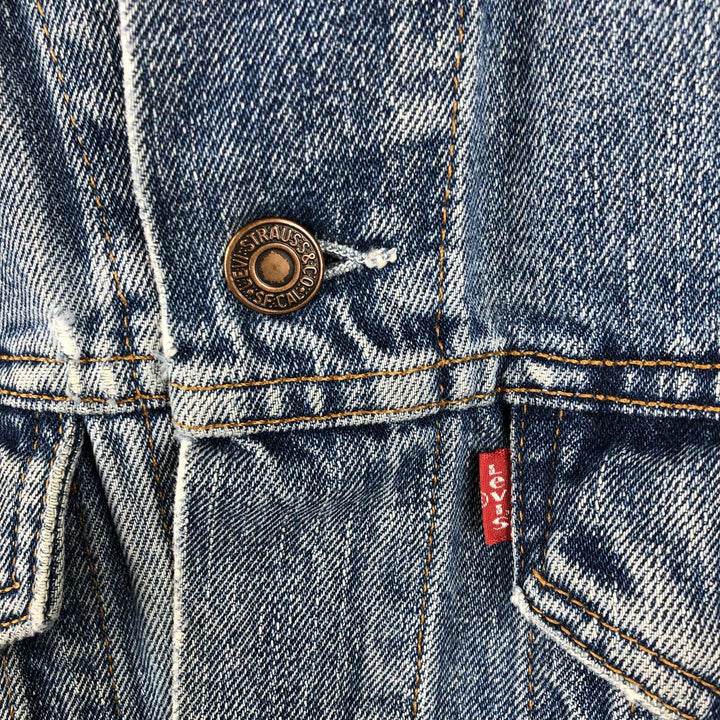 90'S Levi's 70503-04 Denim Jacket, Men's Size Medium, Vintage cotton blue type Vintage Second Hand