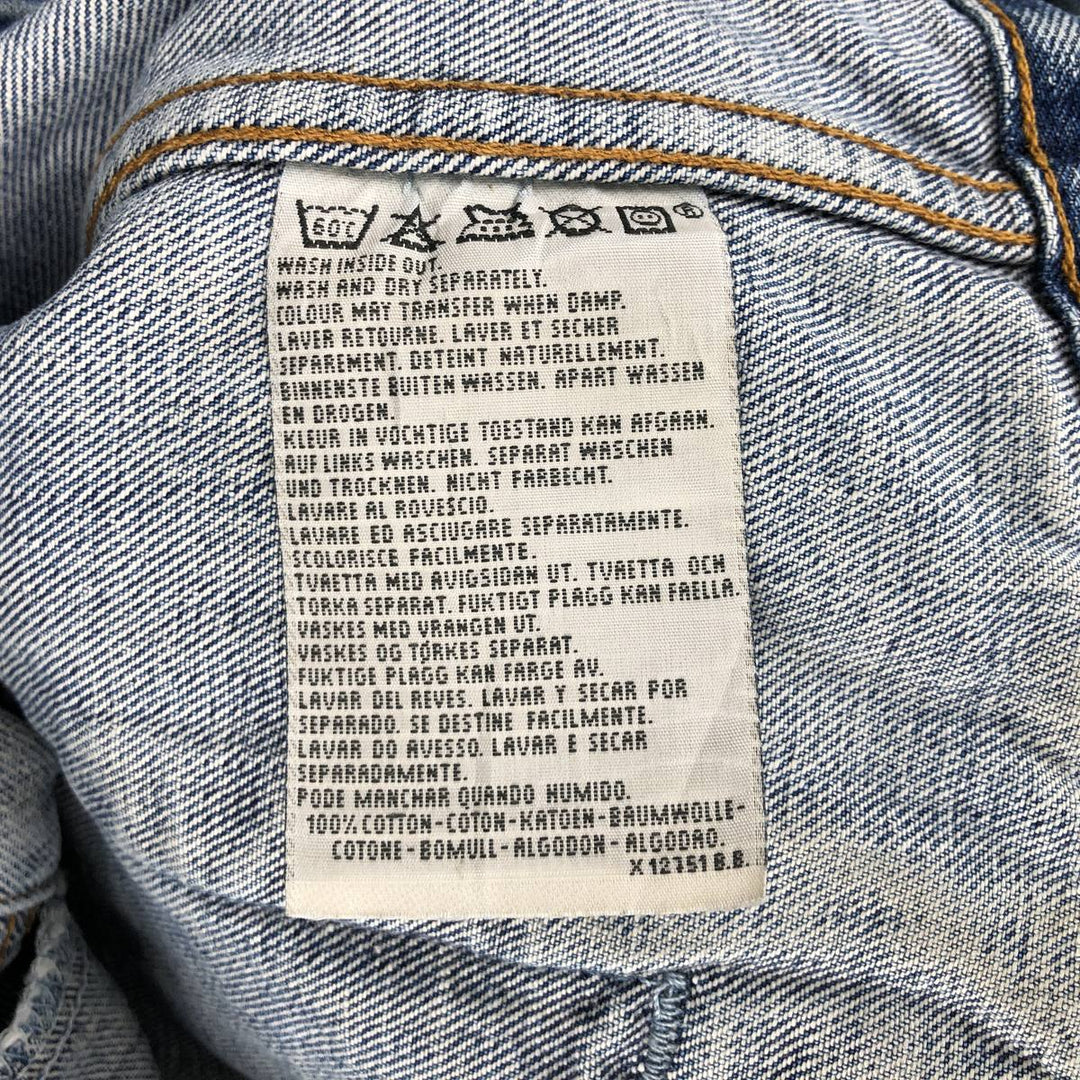 90'S Levi's 70503-04 Denim Jacket, Men's Size Medium, Vintage cotton blue type Vintage Second Hand