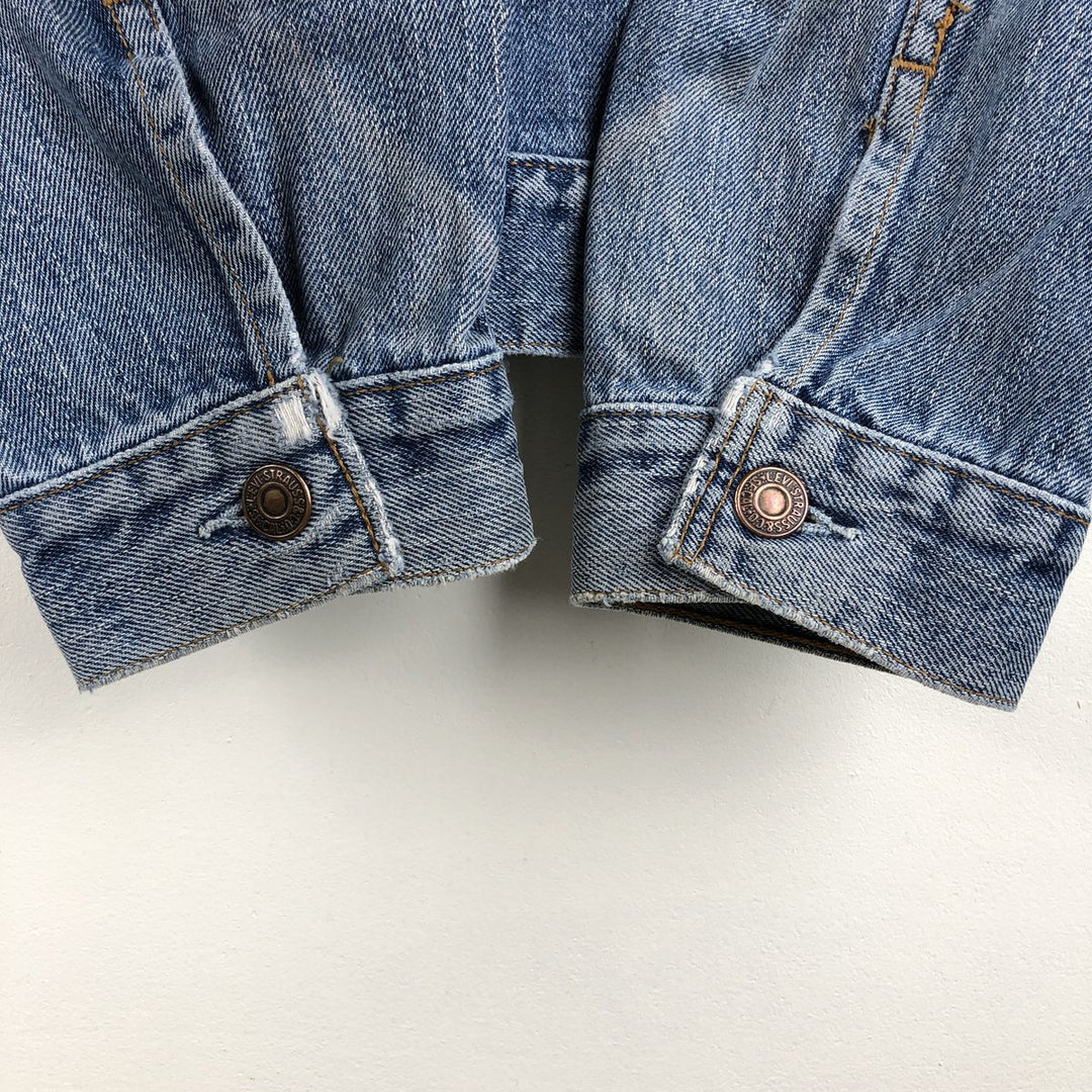 90'S Levi's 70503-04 Denim Jacket, Men's Size Medium, Vintage cotton blue type Vintage Second Hand