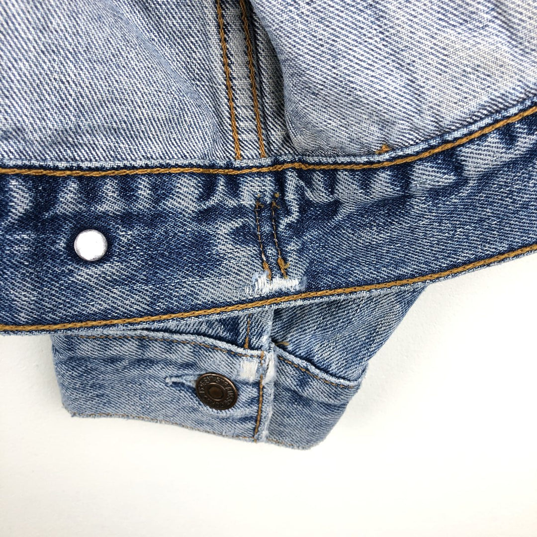 90'S Levi's 70503-04 Denim Jacket, Men's Size Medium, Vintage cotton blue type Vintage Second Hand