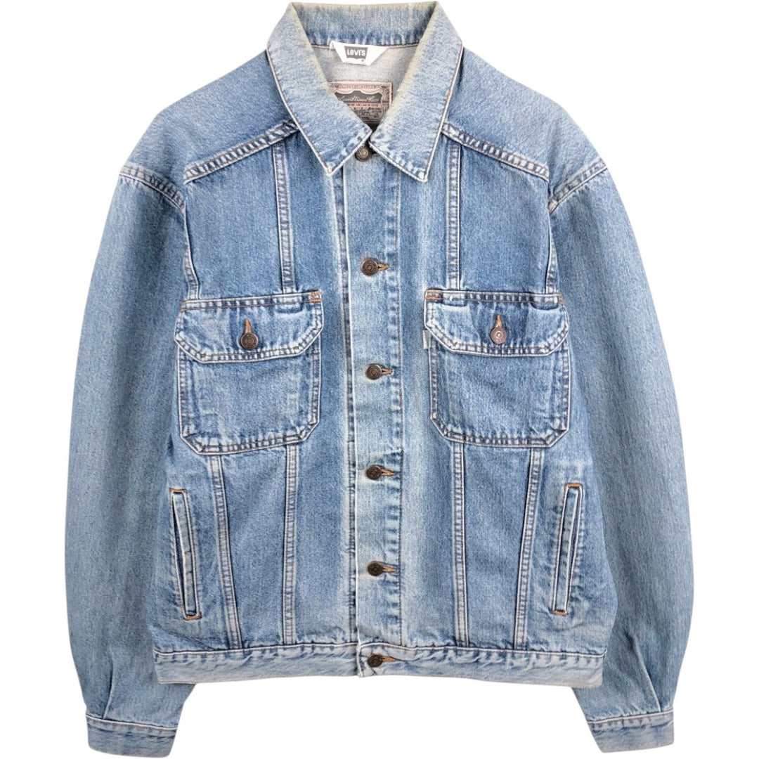 Levi's 70511-0603 Euro Model Denim Jacket (G-Jean), Made in Italy, Men's Size M (approx.) cotton blue type Vintage Second Hand