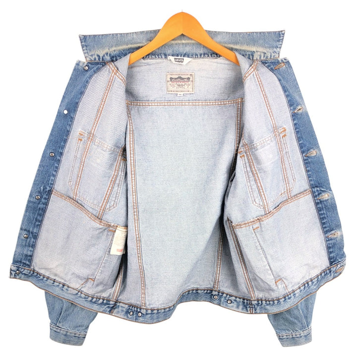 Levi's 70511-0603 Euro Model Denim Jacket (G-Jean), Made in Italy, Men's Size M (approx.) cotton blue type Vintage Second Hand