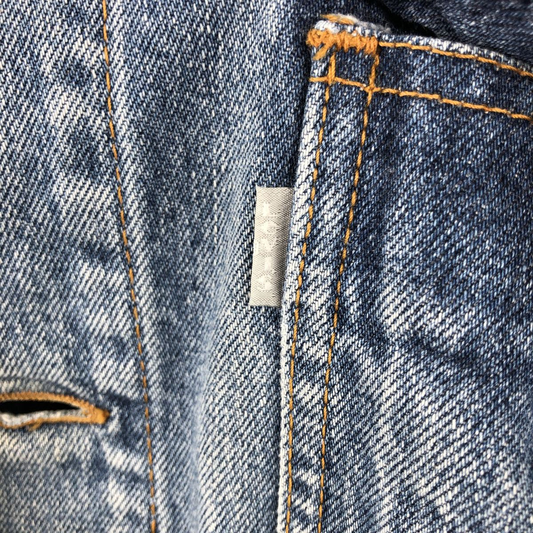 Levi's 70511-0603 Euro Model Denim Jacket (G-Jean), Made in Italy, Men's Size M (approx.) cotton blue type Vintage Second Hand