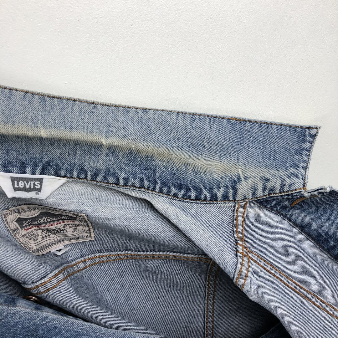 Levi's 70511-0603 Euro Model Denim Jacket (G-Jean), Made in Italy, Men's Size M (approx.) cotton blue type Vintage Second Hand