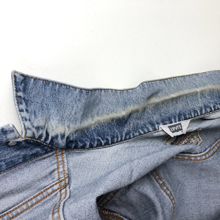 Levi's 70511-0603 Euro Model Denim Jacket (G-Jean), Made in Italy, Men's Size M (approx.) cotton blue type Vintage Second Hand