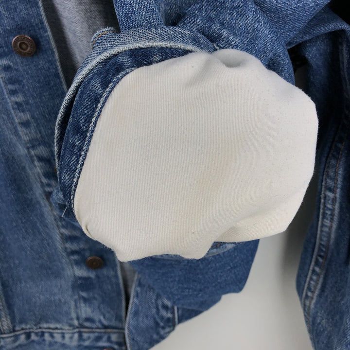 1990'S Levi's 70503 02 Euro Model Denim Jacket, Made in Italy, Men's XXL equivalent, Vintage. cotton blue type Vintage Second Hand