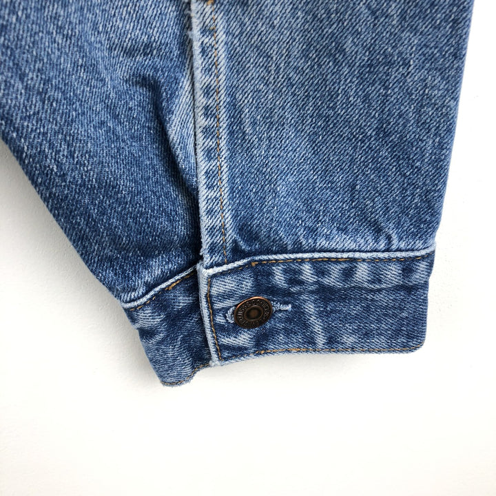 1990'S Levi's 70503 02 Euro Model Denim Jacket, Made in Italy, Men's XXL equivalent, Vintage. cotton blue type Vintage Second Hand