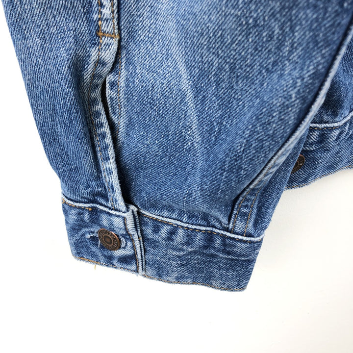 1990'S Levi's 70503 02 Euro Model Denim Jacket, Made in Italy, Men's XXL equivalent, Vintage. cotton blue type Vintage Second Hand