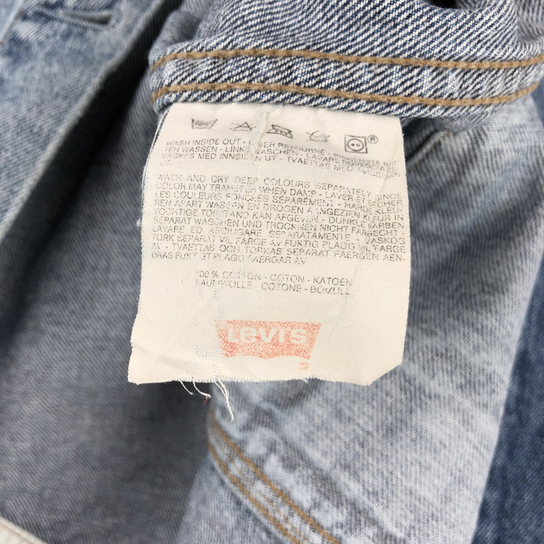 1980'S Levi's 71165-0815 Denim Jacket (Men's Size M equivalent) Vintage cotton blue type Vintage Second Hand