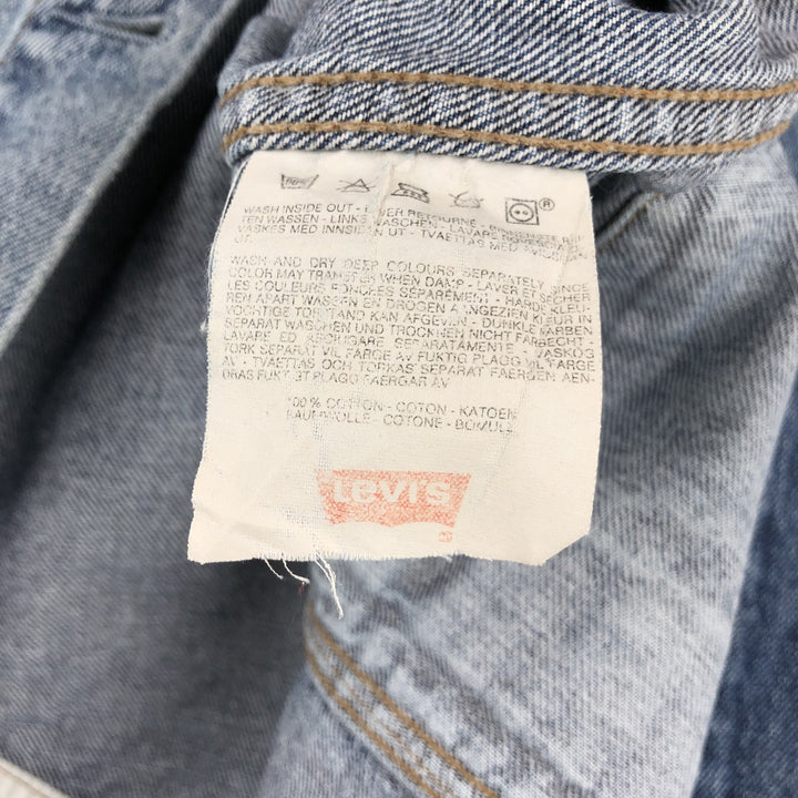 1980'S Levi's 71165-0815 Denim Jacket (Men's Size M equivalent) Vintage cotton blue type Vintage Second Hand
