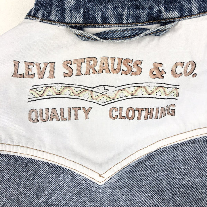 1980'S Levi's 71165-0815 Denim Jacket (Men's Size M equivalent) Vintage cotton blue type Vintage Second Hand