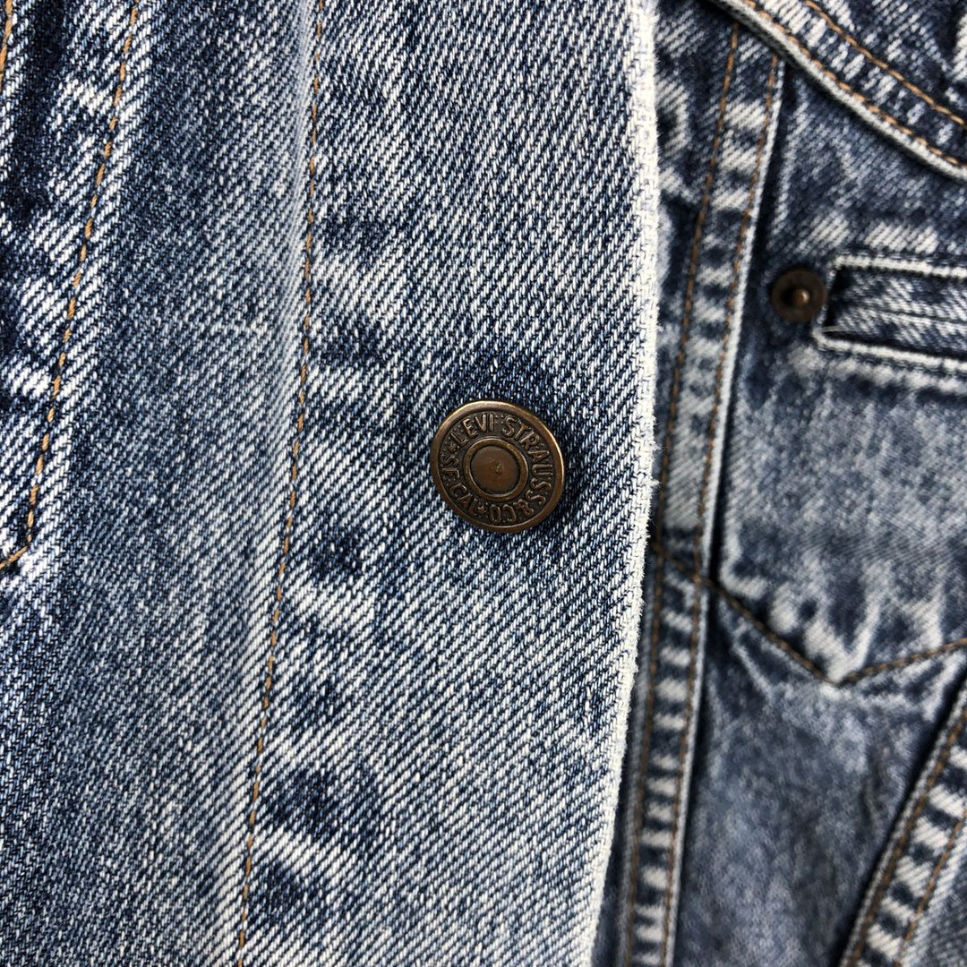 1980'S Levi's 71165-0815 Denim Jacket (Men's Size M equivalent) Vintage cotton blue type Vintage Second Hand