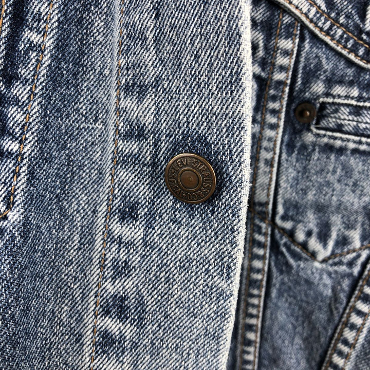 1980'S Levi's 71165-0815 Denim Jacket (Men's Size M equivalent) Vintage cotton blue type Vintage Second Hand
