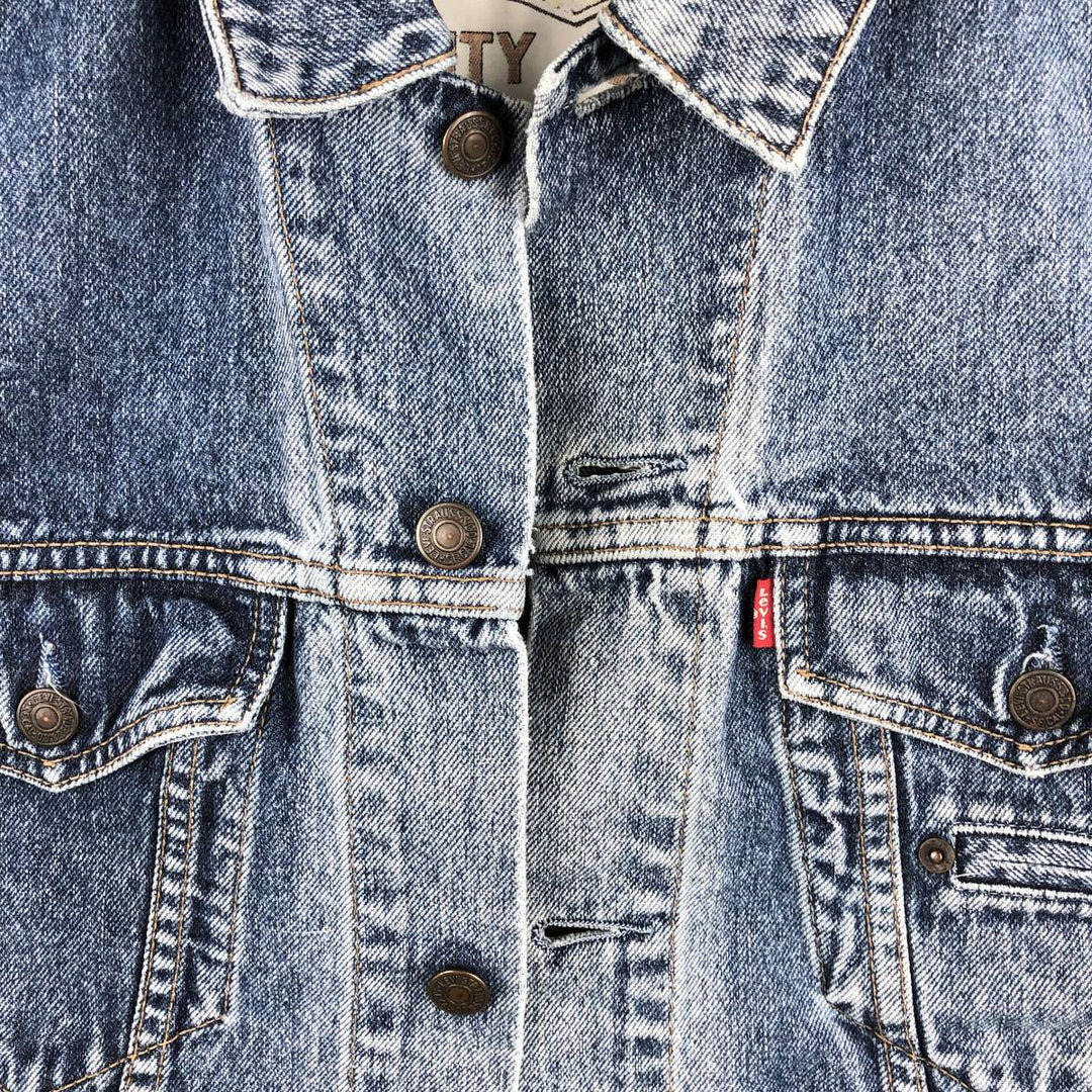 1980'S Levi's 71165-0815 Denim Jacket (Men's Size M equivalent) Vintage cotton blue type Vintage Second Hand