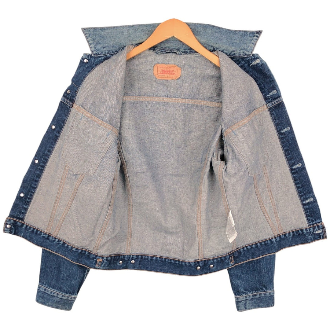 2000'S Levi's 70500-04 Euro Model Denim Jacket, Men's Size L cotton blue type Vintage Second Hand
