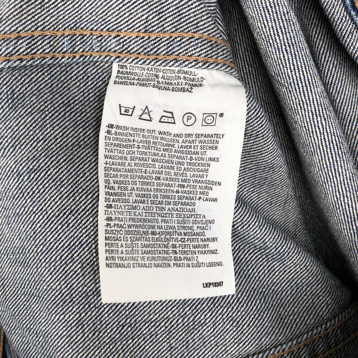 2000'S Levi's 70500-04 Euro Model Denim Jacket, Men's Size L cotton blue type Vintage Second Hand