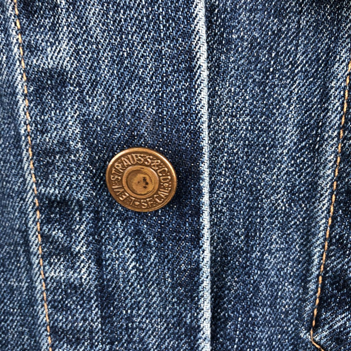 2000'S Levi's 70500-04 Euro Model Denim Jacket, Men's Size L cotton blue type Vintage Second Hand