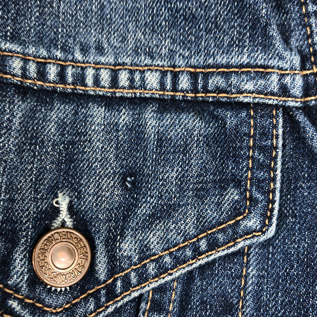 2000'S Levi's 70500-04 Euro Model Denim Jacket, Men's Size L cotton blue type Vintage Second Hand