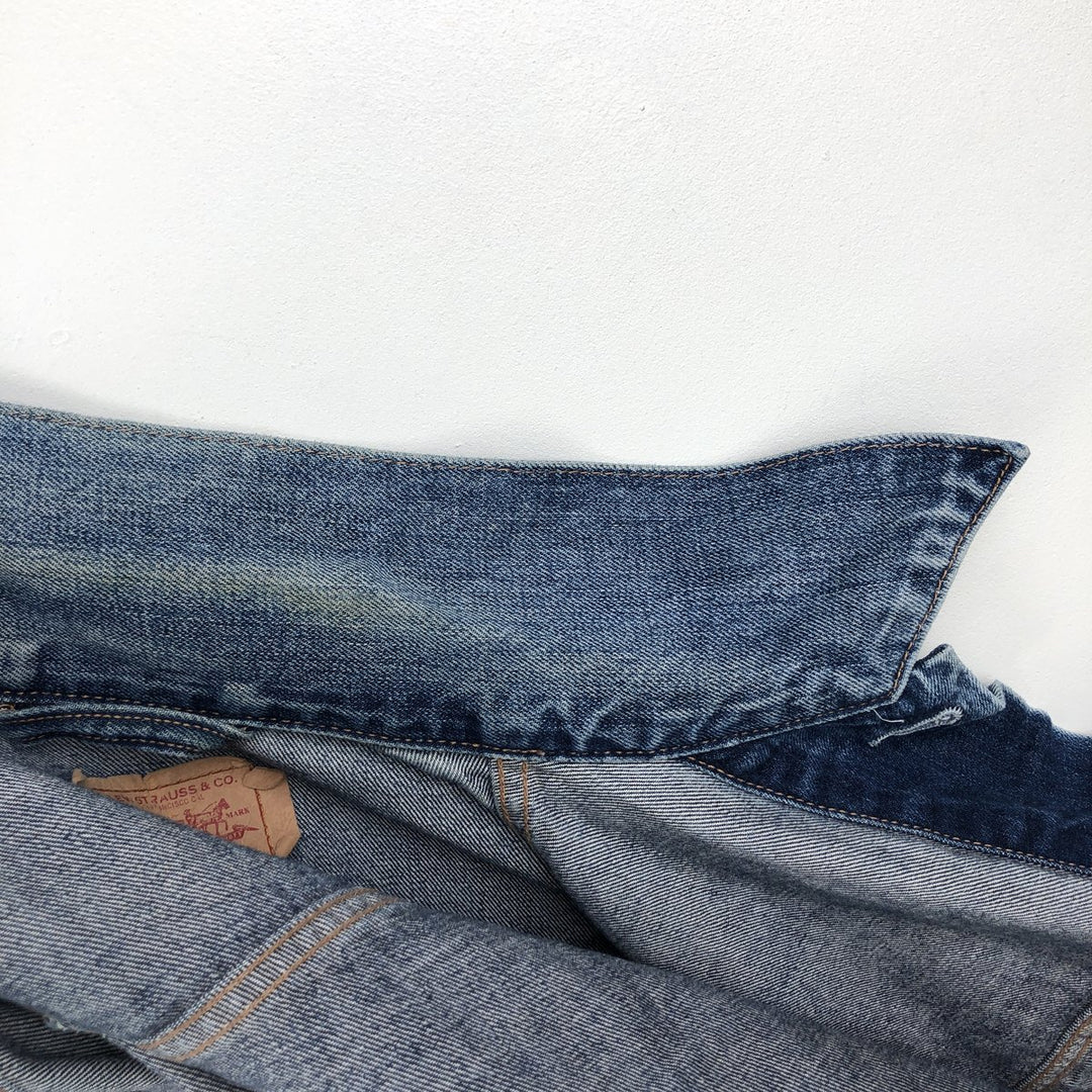 2000'S Levi's 70500-04 Euro Model Denim Jacket, Men's Size L cotton blue type Vintage Second Hand