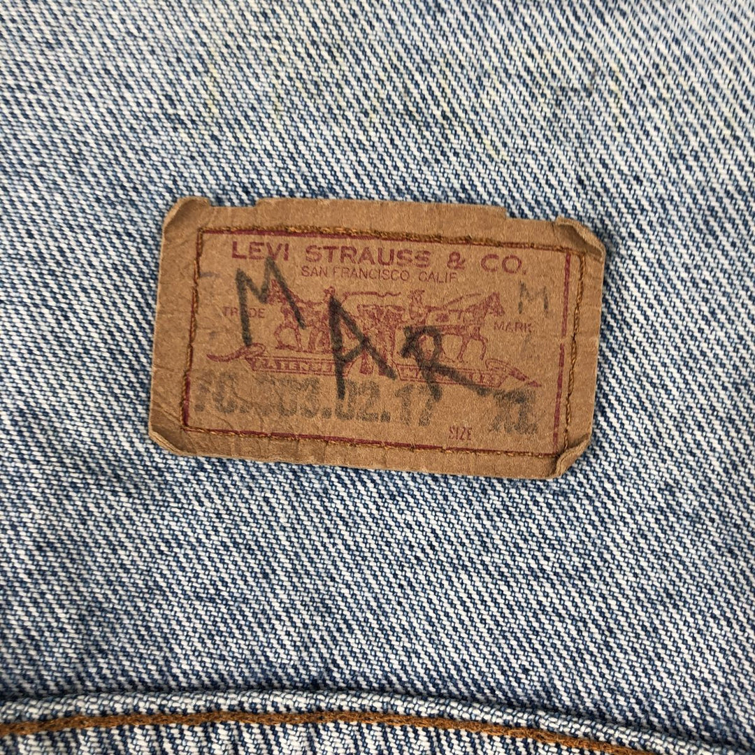 Levi's 70503-02 Denim Jacket, Men's XL unclear blue type Vintage Second Hand