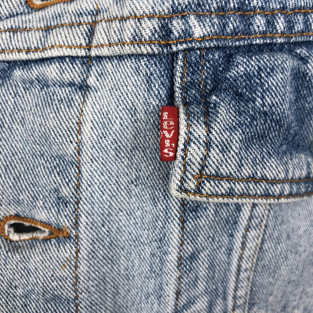 1990'S Levi's 70598-4834 Denim Jacket (Men's Size M) Vintage cotton blue type Vintage Second Hand