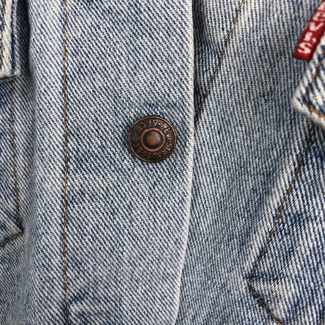 1990'S Levi's 70598-4834 Denim Jacket (Men's Size M) Vintage cotton blue type Vintage Second Hand