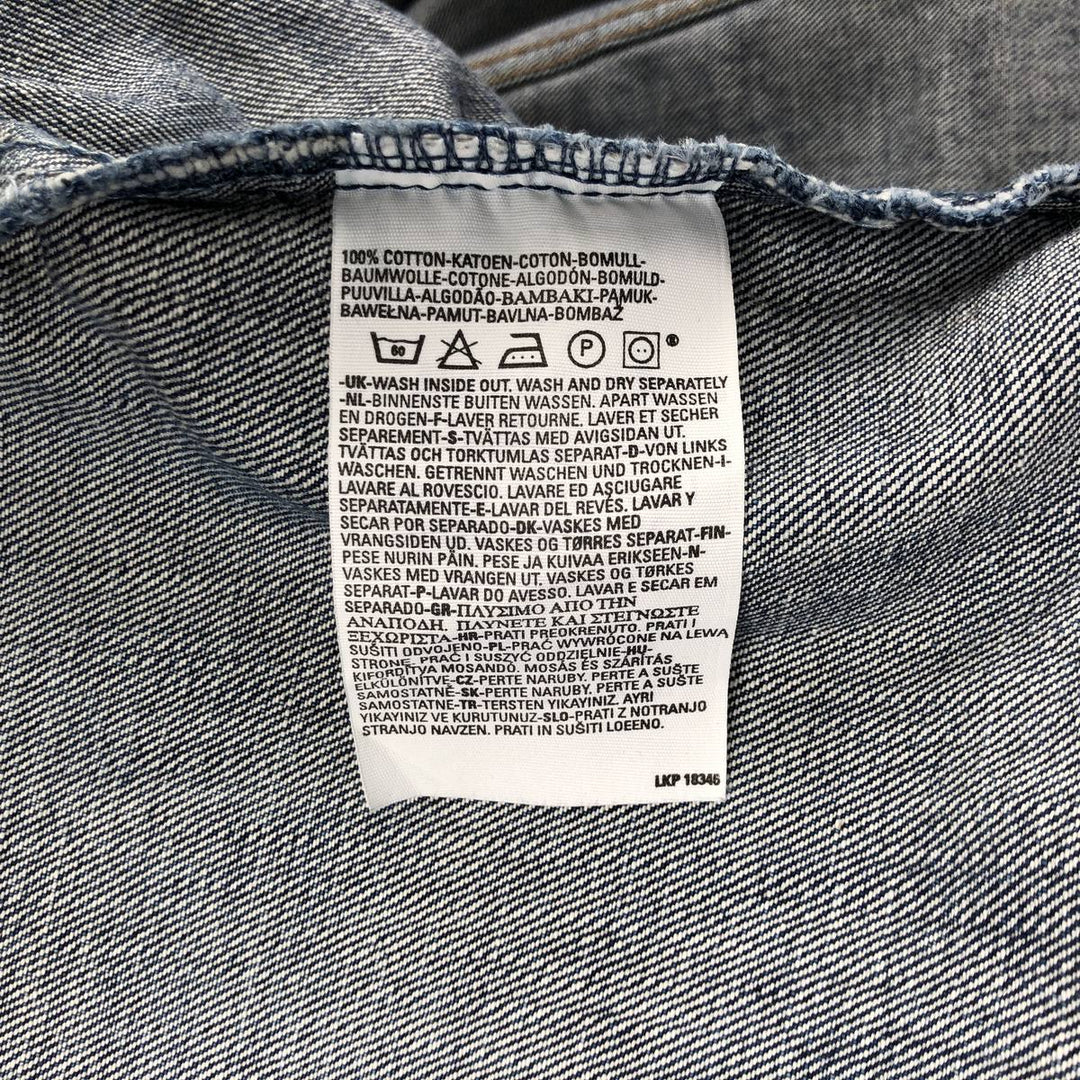 2000'S Levi's 70550-04 Euro Model Denim Jacket (Men's Size L) cotton blue type Vintage Second Hand