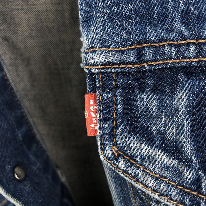 2000'S Levi's 70550-04 Euro Model Denim Jacket (Men's Size L) cotton blue type Vintage Second Hand
