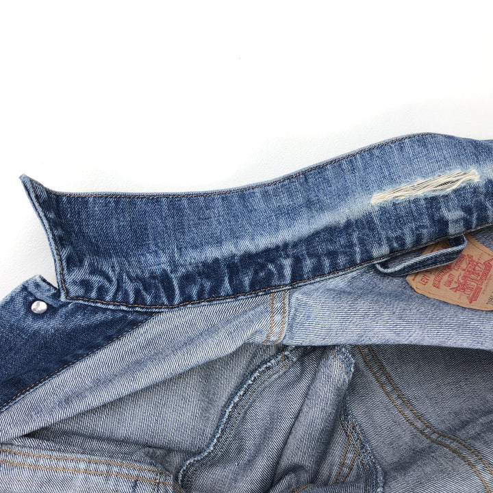 2000'S Levi's 70550-04 Euro Model Denim Jacket (Men's Size L) cotton blue type Vintage Second Hand
