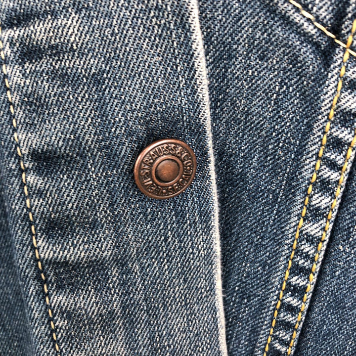 2000'S Levi's 70550-04 Denim Jacket (Men's XL equivalent) cotton blue type Vintage Second Hand
