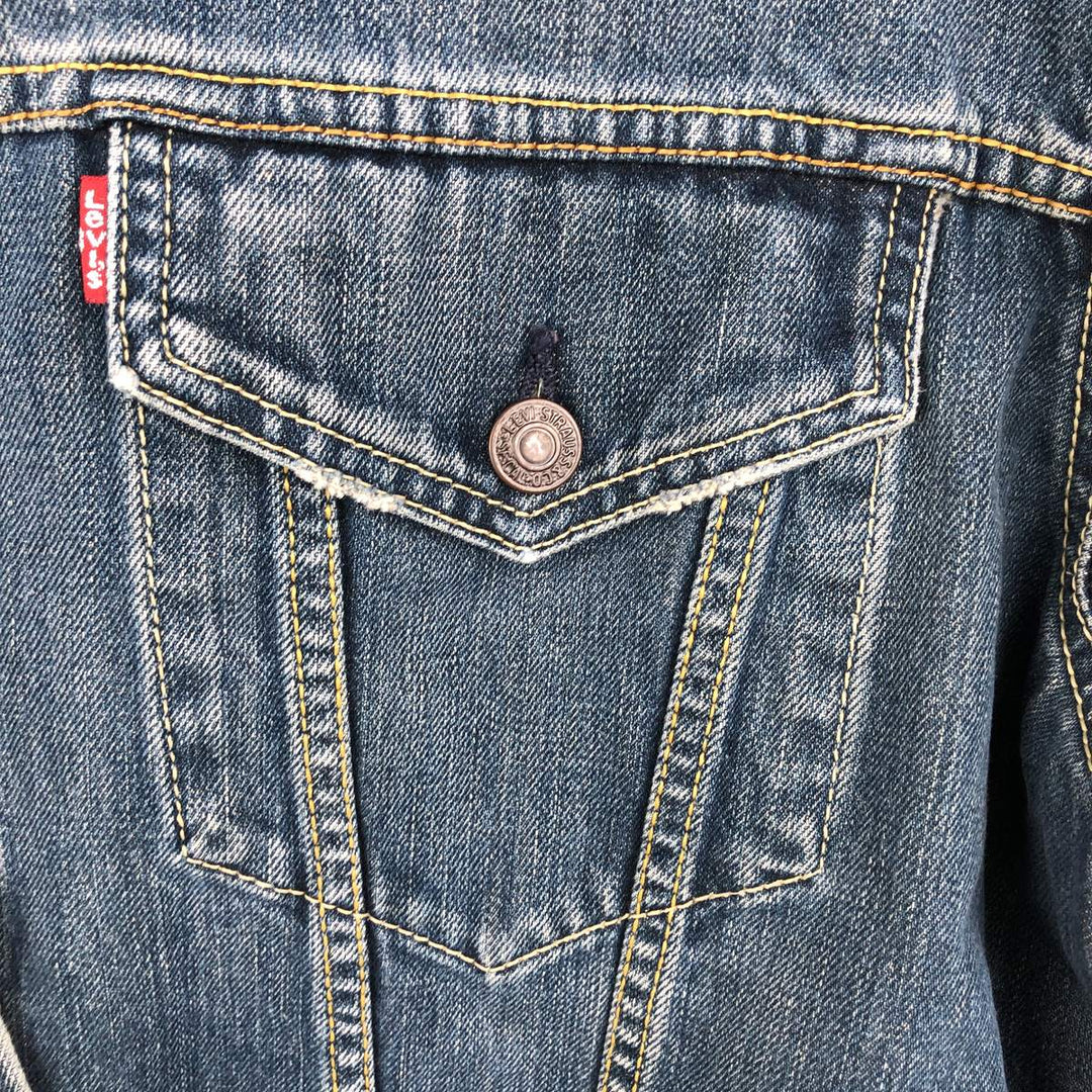 2000'S Levi's 70550-04 Denim Jacket (Men's XL equivalent) cotton blue type Vintage Second Hand