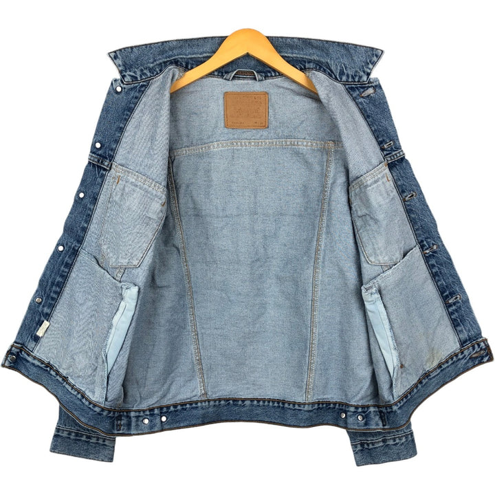 90'S Levi's 70507-0389 denim jacket, denim jacket, made in USA, men's size M, vintage cotton blue type Vintage Second Hand