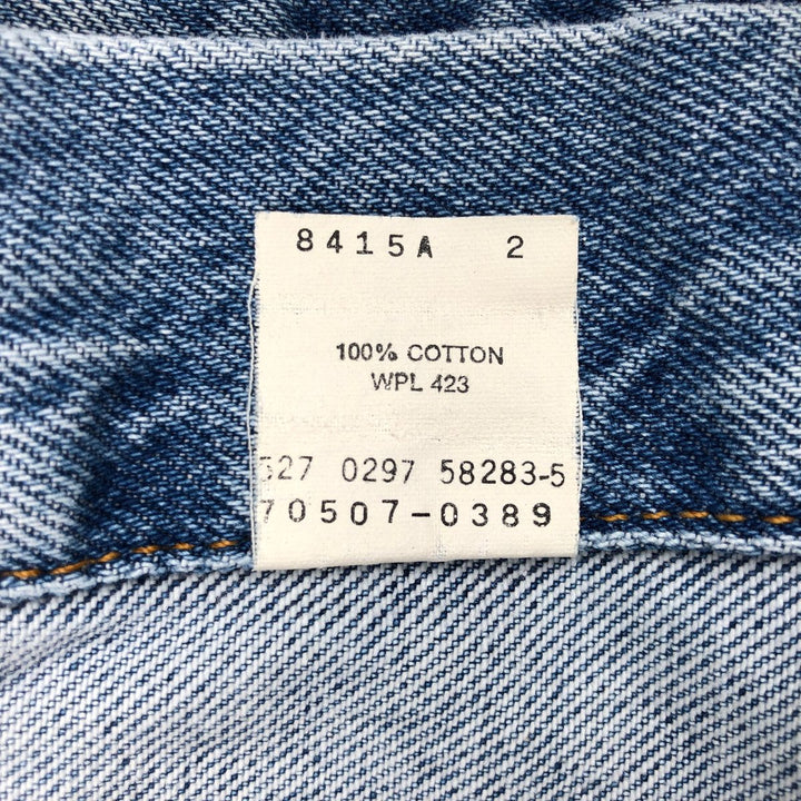90'S Levi's 70507-0389 denim jacket, denim jacket, made in USA, men's size M, vintage cotton blue type Vintage Second Hand