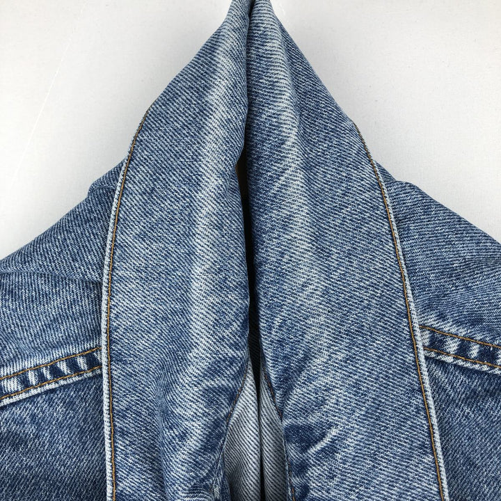 90'S Levi's 70507-0389 denim jacket, denim jacket, made in USA, men's size M, vintage cotton blue type Vintage Second Hand