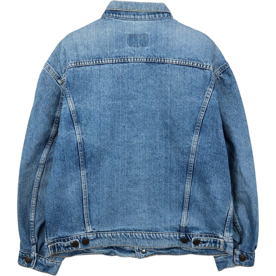 1980'S Levi's 70503-02 Euro Model Denim Jacket, Italian Made, Men's Size L (Equivalent), Vintage cotton blue type Vintage Second Hand