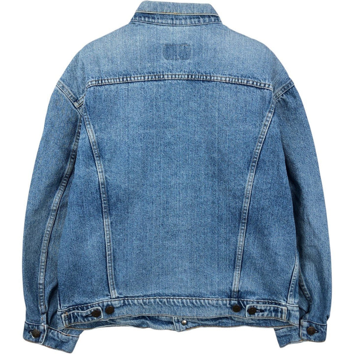1980'S Levi's 70503-02 Euro Model Denim Jacket, Italian Made, Men's Size L (Equivalent), Vintage cotton blue type Vintage Second Hand