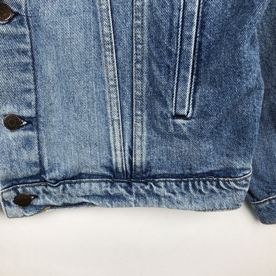 1980'S Levi's 70503-02 Euro Model Denim Jacket, Italian Made, Men's Size L (Equivalent), Vintage cotton blue type Vintage Second Hand