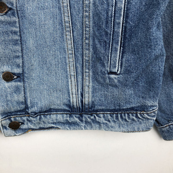 1980'S Levi's 70503-02 Euro Model Denim Jacket, Italian Made, Men's Size L (Equivalent), Vintage cotton blue type Vintage Second Hand