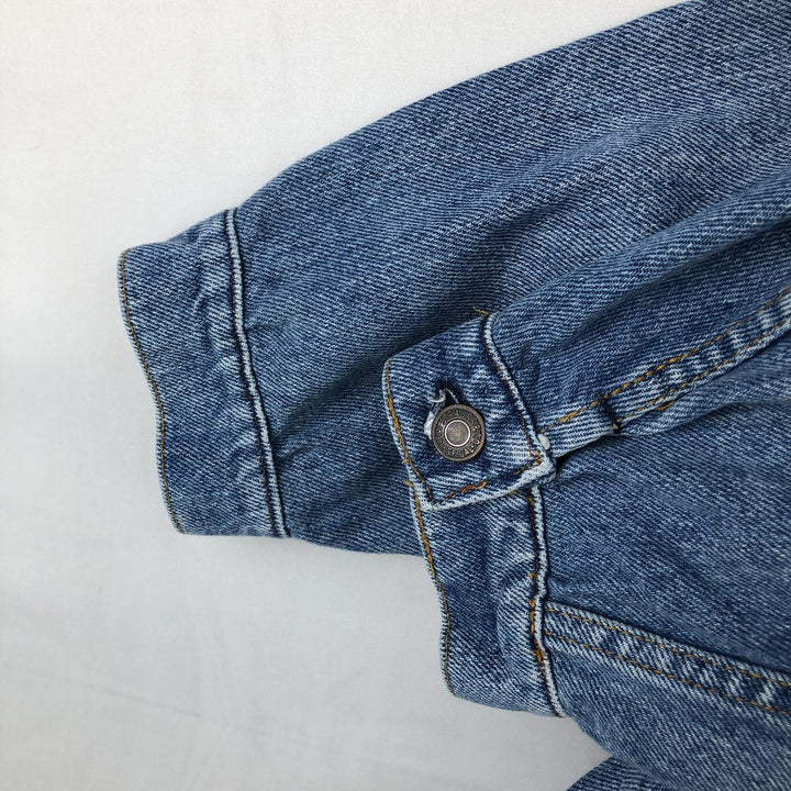 1980'S Levi's 70503-02 Euro Model Denim Jacket, Italian Made, Men's Size L (Equivalent), Vintage cotton blue type Vintage Second Hand