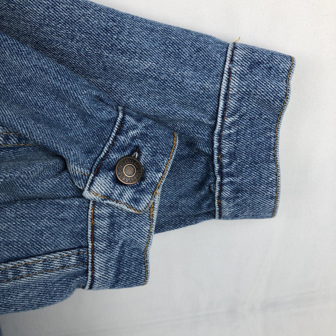 1980'S Levi's 70503-02 Euro Model Denim Jacket, Italian Made, Men's Size L (Equivalent), Vintage cotton blue type Vintage Second Hand