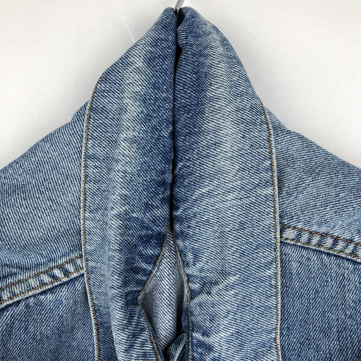 1980'S Levi's 70503-02 Euro Model Denim Jacket, Italian Made, Men's Size L (Equivalent), Vintage cotton blue type Vintage Second Hand