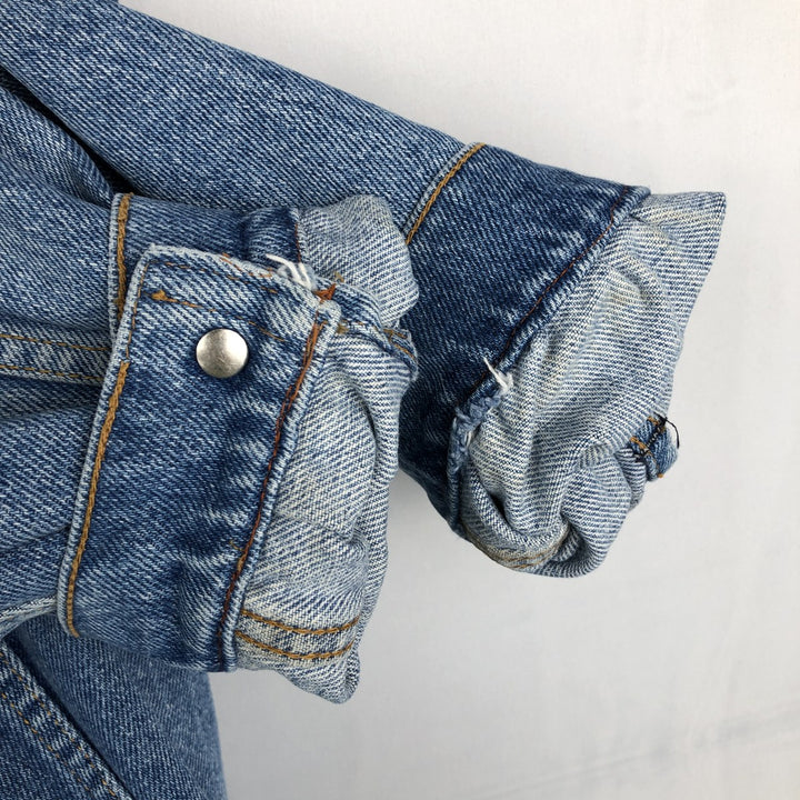 1980'S Levi's 70503-02 Euro Model Denim Jacket, Italian Made, Men's Size L (Equivalent), Vintage cotton blue type Vintage Second Hand