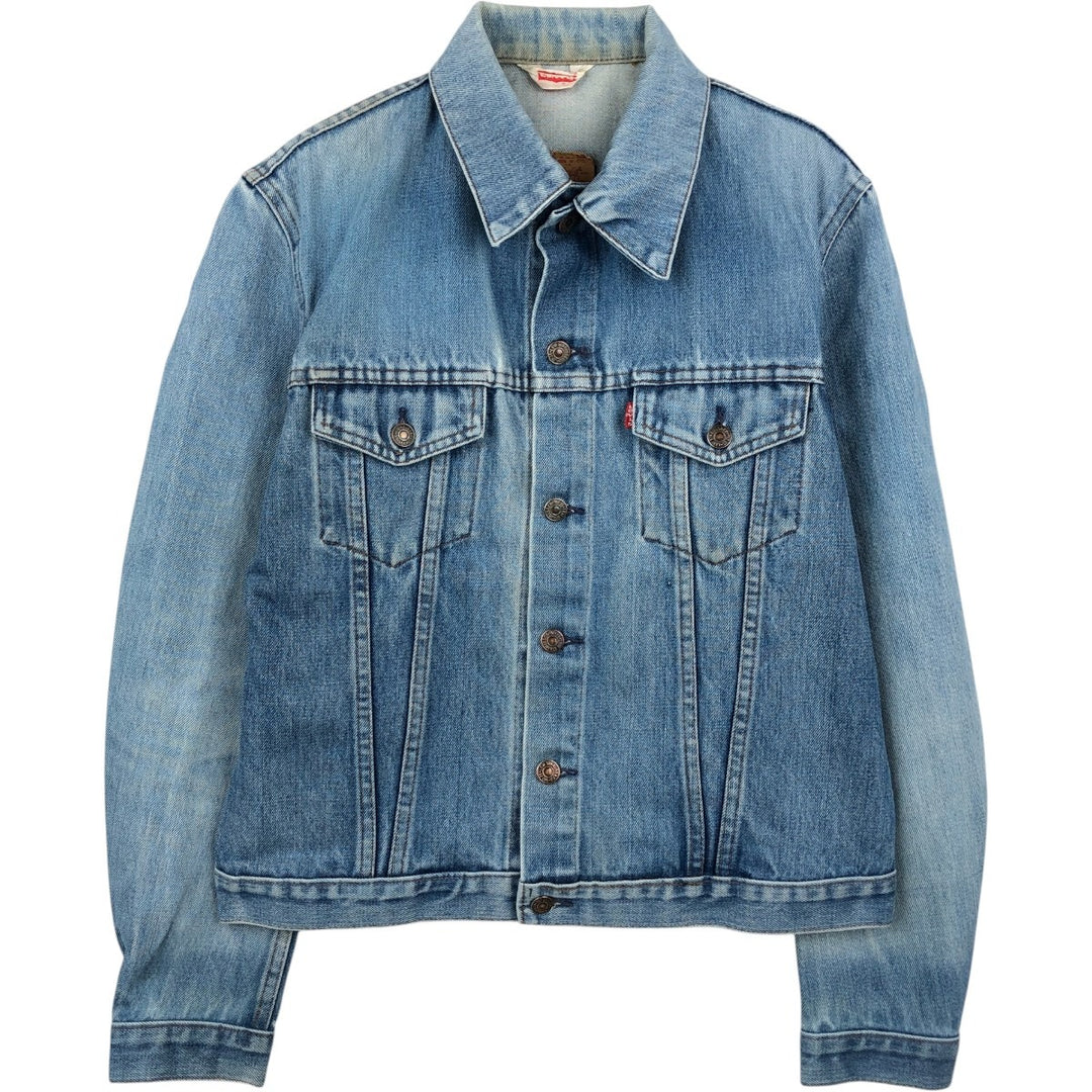 1970'S Levi's 70500 Euro Model Denim Jacket, Made in France, Men's Size L (approx.), Vintage cotton blue type Vintage Second Hand