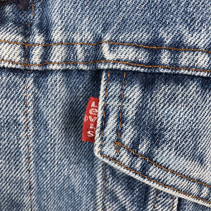 1970'S Levi's 70500 Euro Model Denim Jacket, Made in France, Men's Size L (approx.), Vintage cotton blue type Vintage Second Hand
